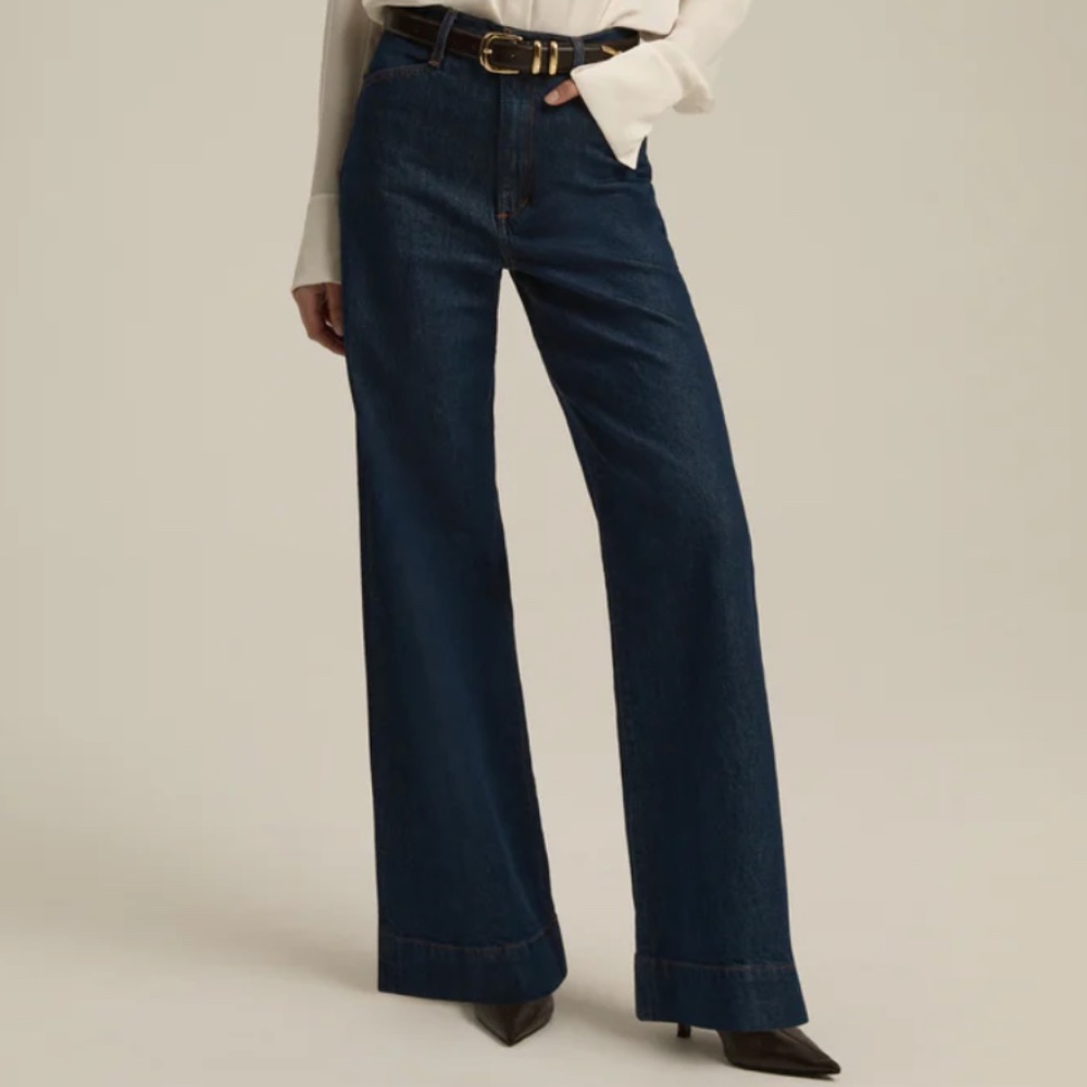 THE MISCHA SUPER HIGH RISE WIDE LEG - PEPPER